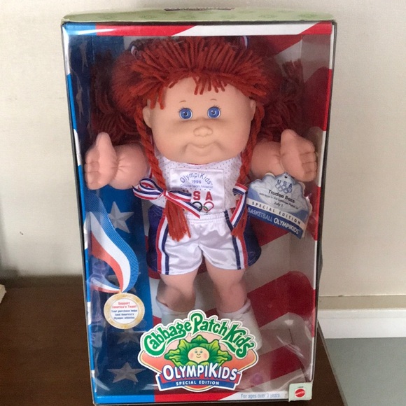 🆕 Rare 1995 Cabbage Patch OLYMPIKIDS Special Doll - Picture 1 of 10